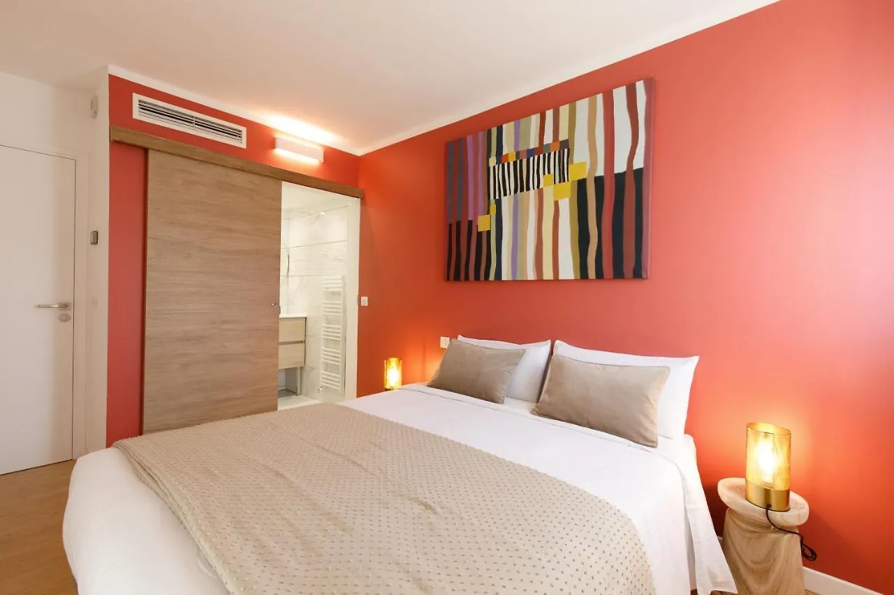 Citybeach Soha- Rue D'Antibes - 2 Bdr 2 Bthr 1 Toil - Clim Terrace Parking Elevator كان